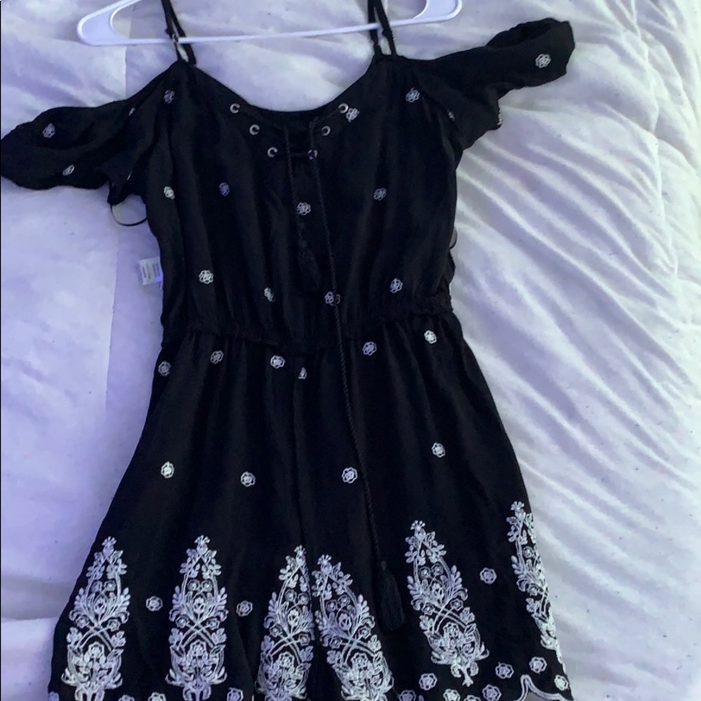 bleach and white romper